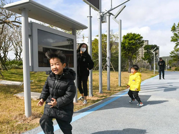 如意湖公園完成智慧化改造